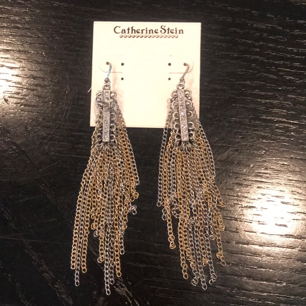 Catherine Stein earrings two-tone